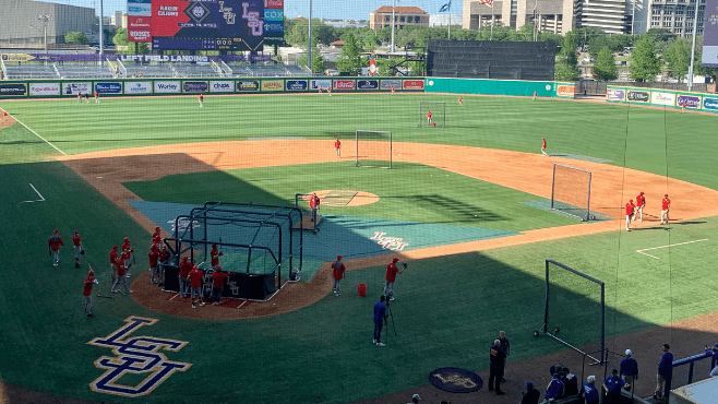 The LSU Tigers open up the 2023 season on Friday, February 17, when the Tigers face Western Michigan in Game 1 of a three-game series in Alex Box Stadium. -- Photo by Raymond Partsch III