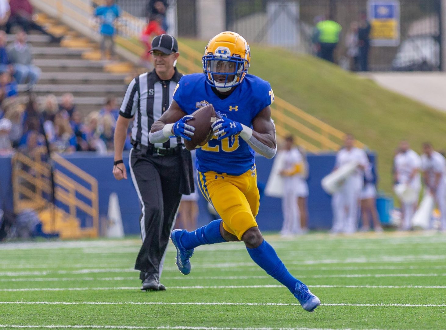 McNeese running back Denota McMahon was named 2022 Southland Conference Offensive Player of the Year - photo courtesy of McNeese Athletics