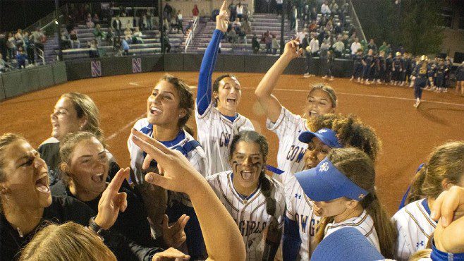 The McNeese softball team fell short in its first trip to a NCAA Regional Championship round. McNeese lost to Northwestern 10-2 on Sunday at the Evanston Regional. -- Photo by McNeese Athletics