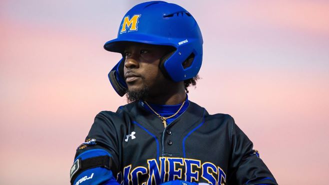 McNeese Cowboy outfielder Payton Harden was one eight Pokes that earned All-Southland Conference Preseason Honors. -- Photo courtesy of McNeese Athletics 